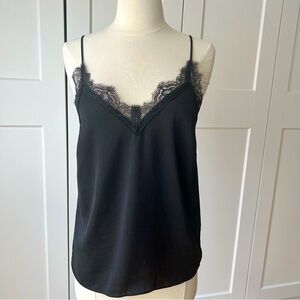 H&M Lace-trimmed Satin Camisole Top, sz.2